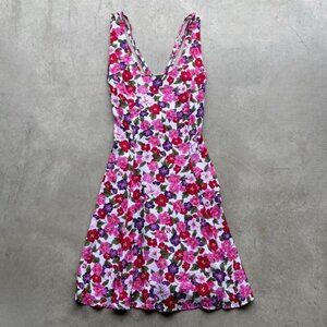 Vintage 90s Y2K Rampage Floral Babydoll Dress Women's Small